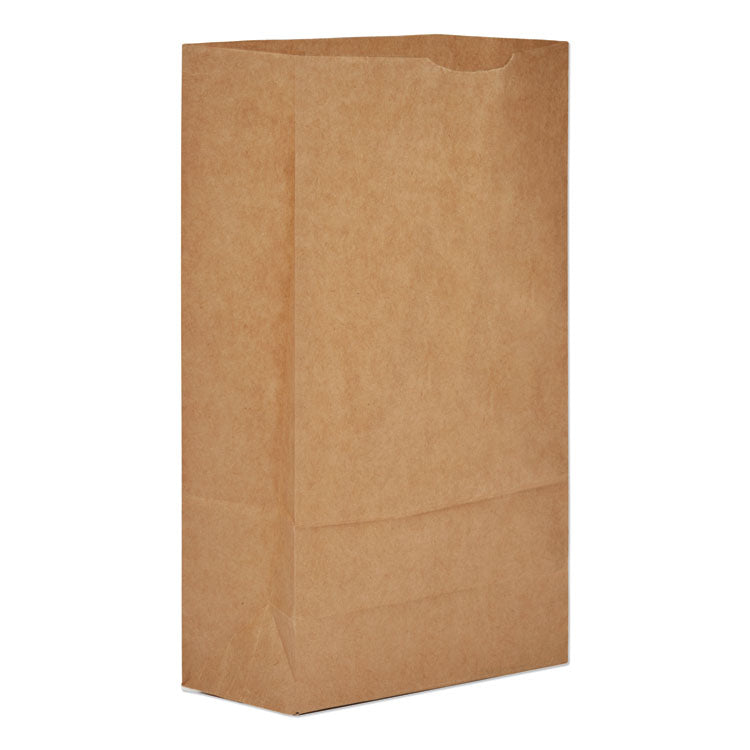 Grocery Paper Bags, 50 lb Capacity, #6, 6" x 3.63" x 11.06", Kraft, 500 Bags 1