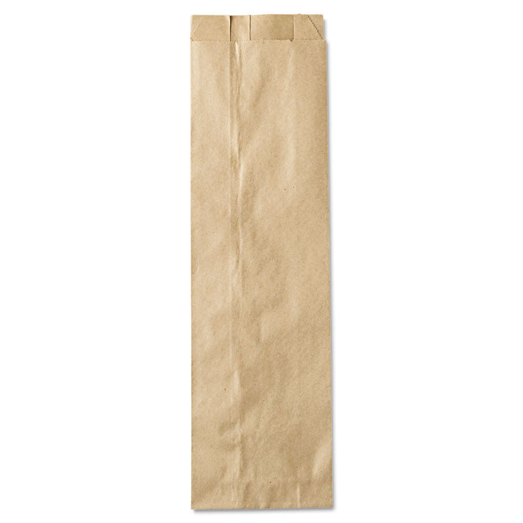 Liquor-Takeout Quart-Sized Paper Bags, 35 lb Capacity, 4.25" x 2.5" x 16", Kraft, 500 Bags 3