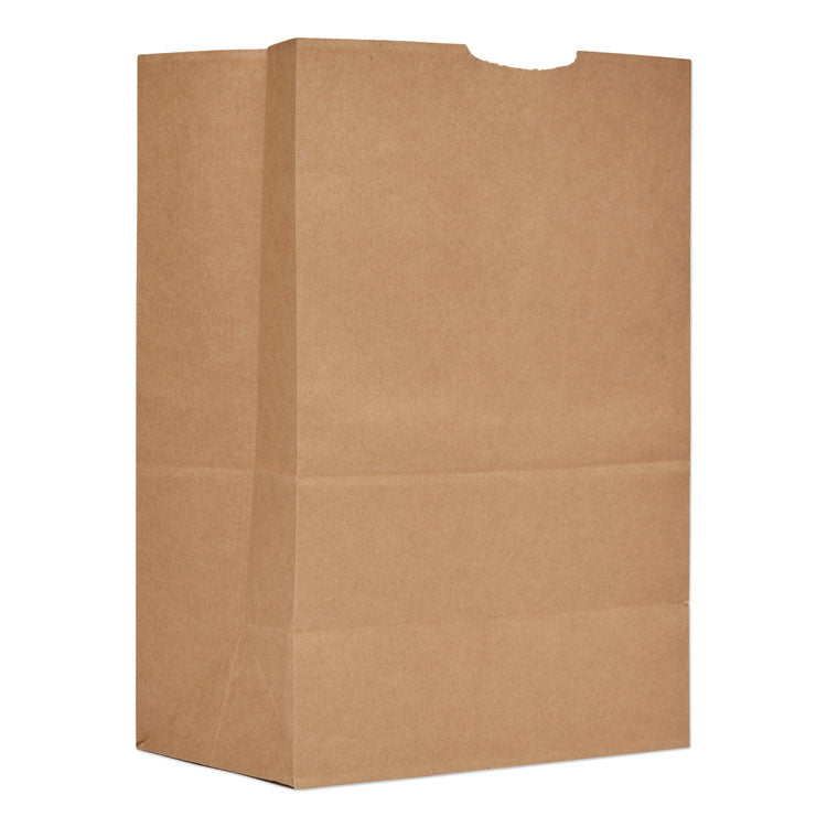 Grocery Paper Bags, 20-25 lb Capacity, 1/6 BBL, 12" x 7" x 17", Kraft, 500 Bags 1