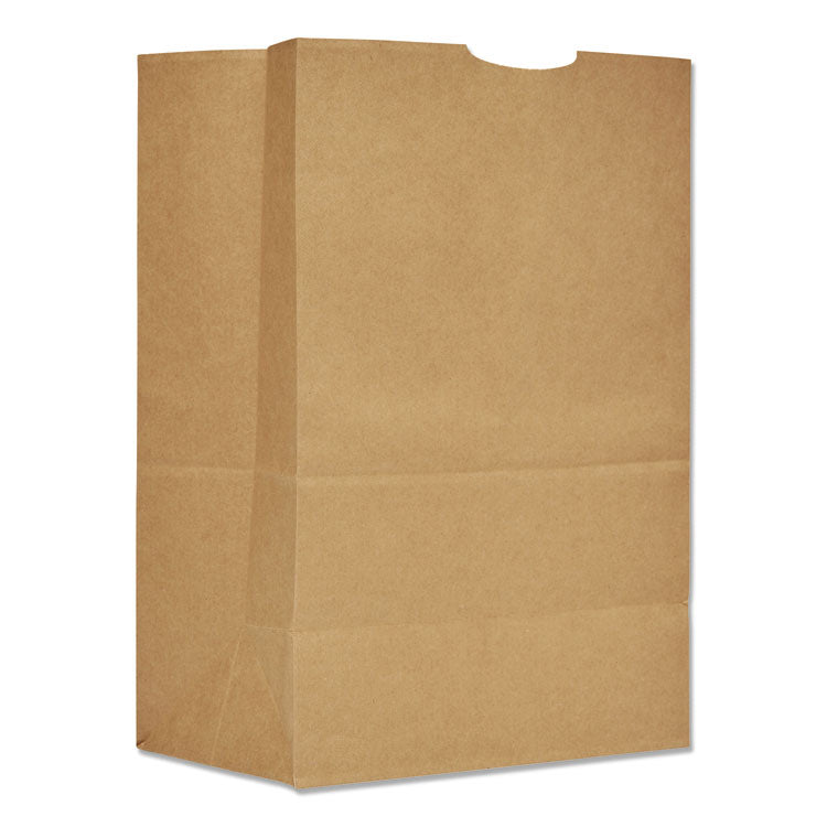 Grocery Paper Bags, 75 lb Capacity, 1/6 BBL, 12" x 7" x 17", Kraft, 400 Bags 1