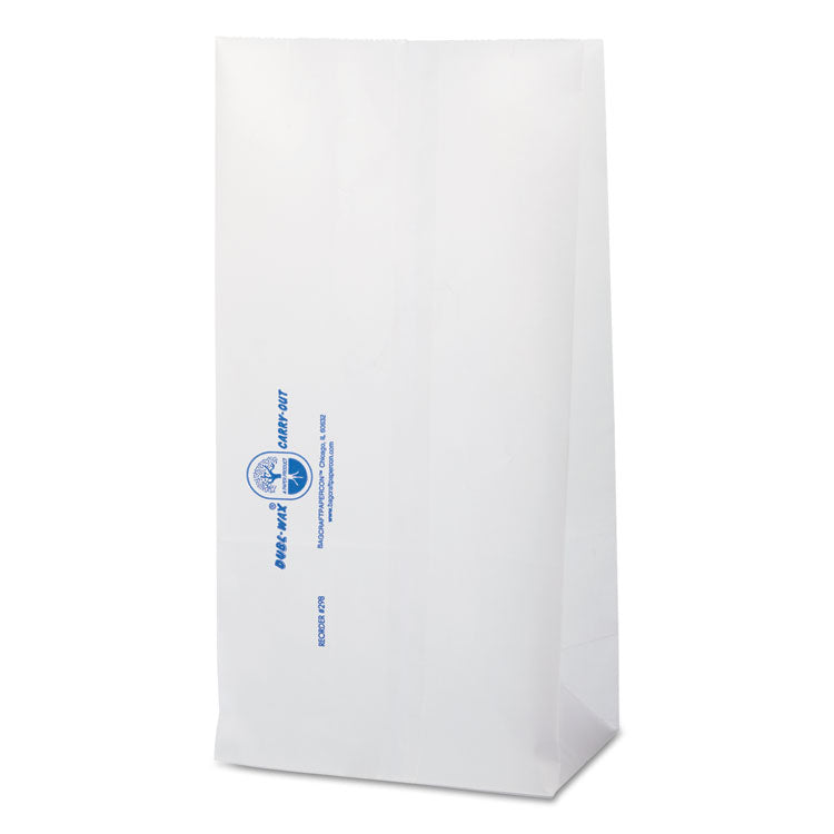 Dubl Wax Sos Bakery Bags, 6.13" X 12.38", White, 1,000/carton 1