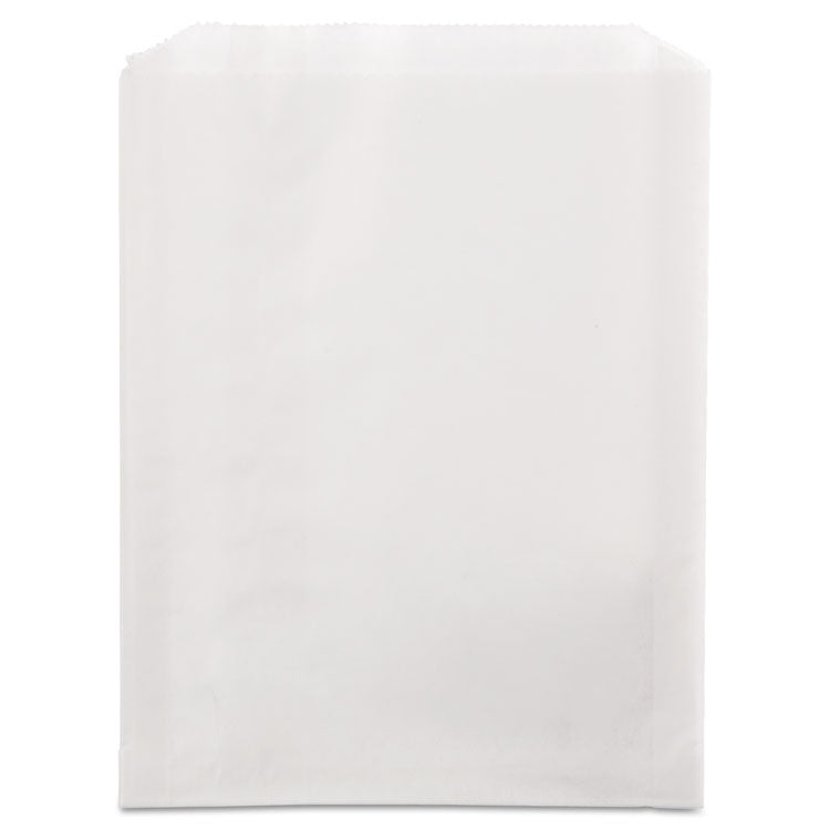 Grease-Resistant Single-Serve Bags, 6.5" X 8", White, 2,000/carton 2