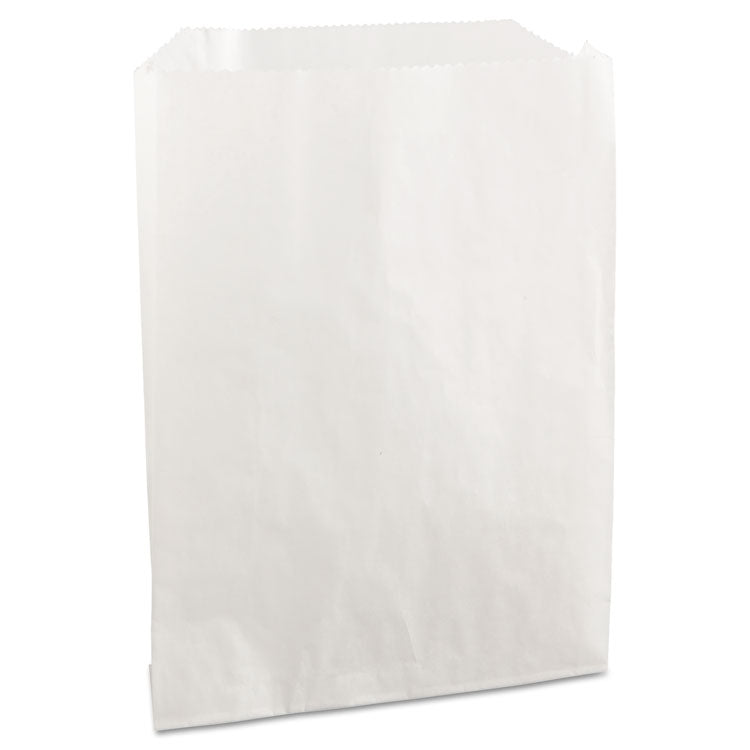 Grease-Resistant Single-Serve Bags, 6" X 7.25", White, 2,000/carton 1