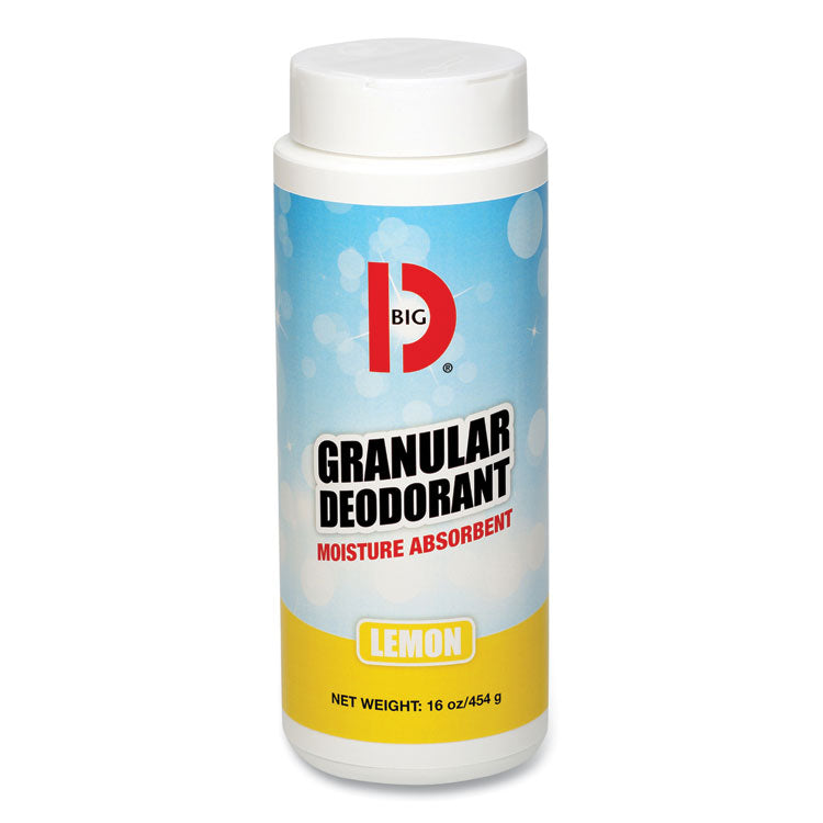 Granular Deodorant, Lemon, 16 Oz, Shaker Can, 12/carton 1