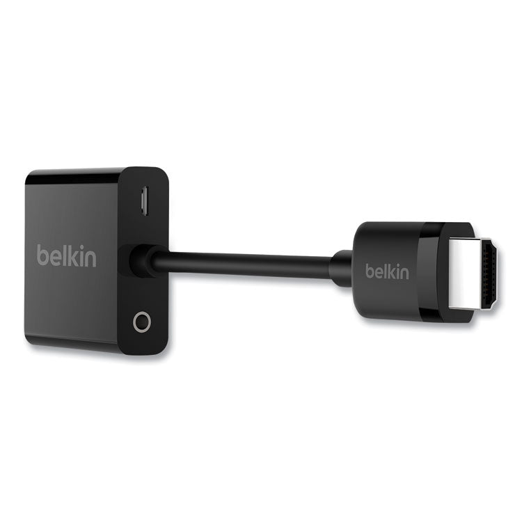 Hdmi To Vga Adapter With Micro-Usb Power, 9.8", Black 2