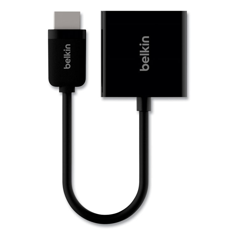 HDMI to VGA + 3.5mm Audio Adapter, 5", Black 5