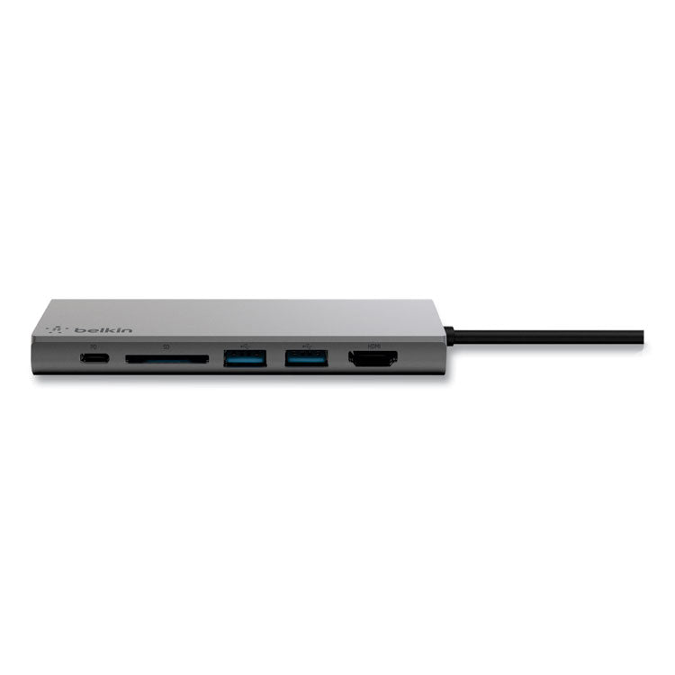 Usb-C Multimedia Hub, 6 Ports, Space Gray 6