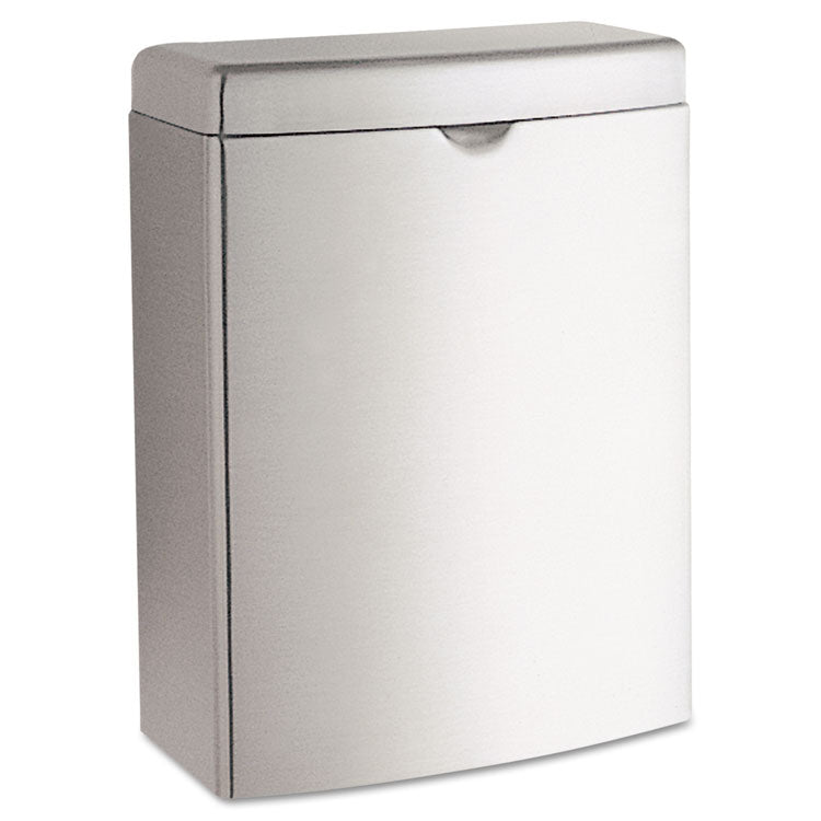 Contura Receptacle, 1 gal, Stainless Steel 1