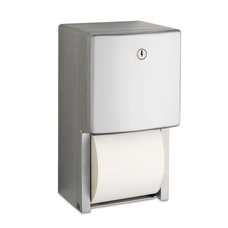 ConturaSeries Two-Roll Tissue Dispenser, 6.08 x 5.94 x 11, Stainless Steel 1