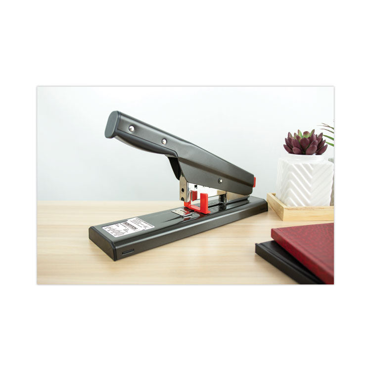 Antimicrobial 130-Sheet Heavy-Duty Stapler, 130-Sheet Capacity, Black 7