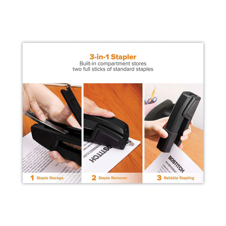 Epic Stapler, 25-Sheet Capacity, Black 2