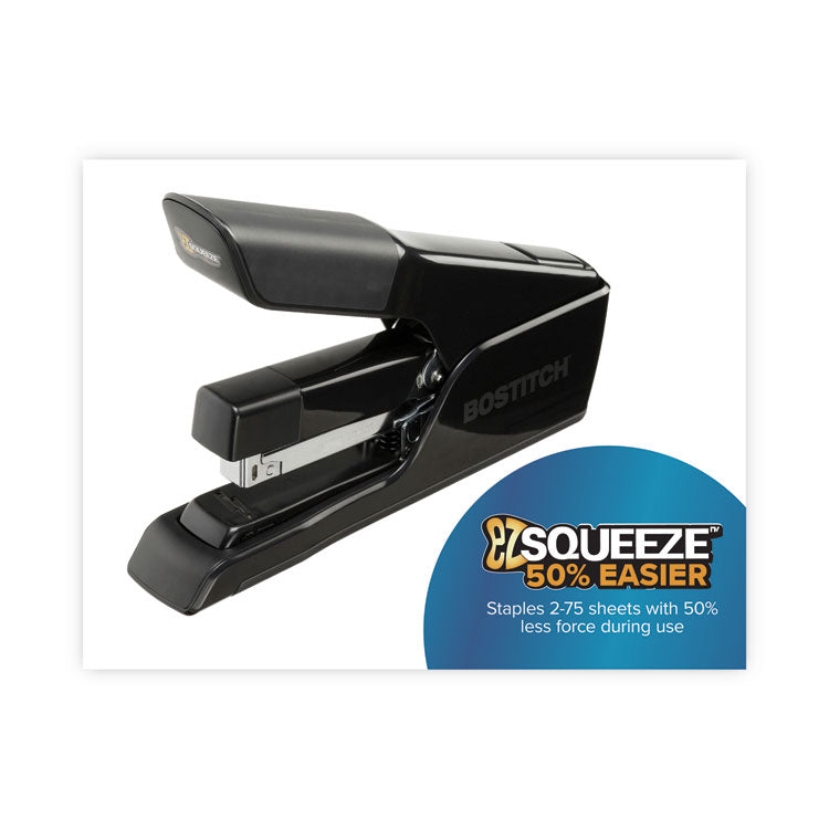 Ez Squeeze 75 Stapler, 75-Sheet Capacity, Black 4