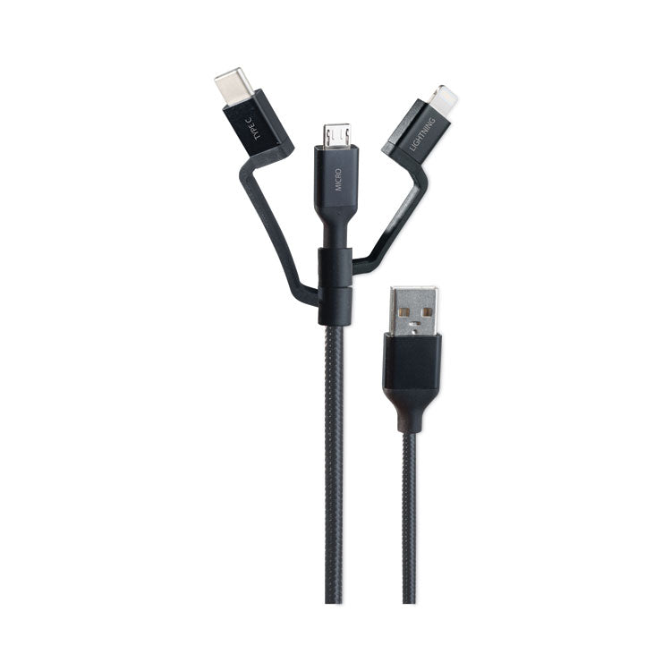 Universal USB Cable, 3.5 ft, Black 1