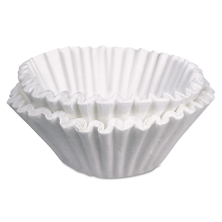 Commercial Coffee Filters, 10 Gal Urn Style, Flat Bottom, 25/cluster, 10 Clusters/carton 1