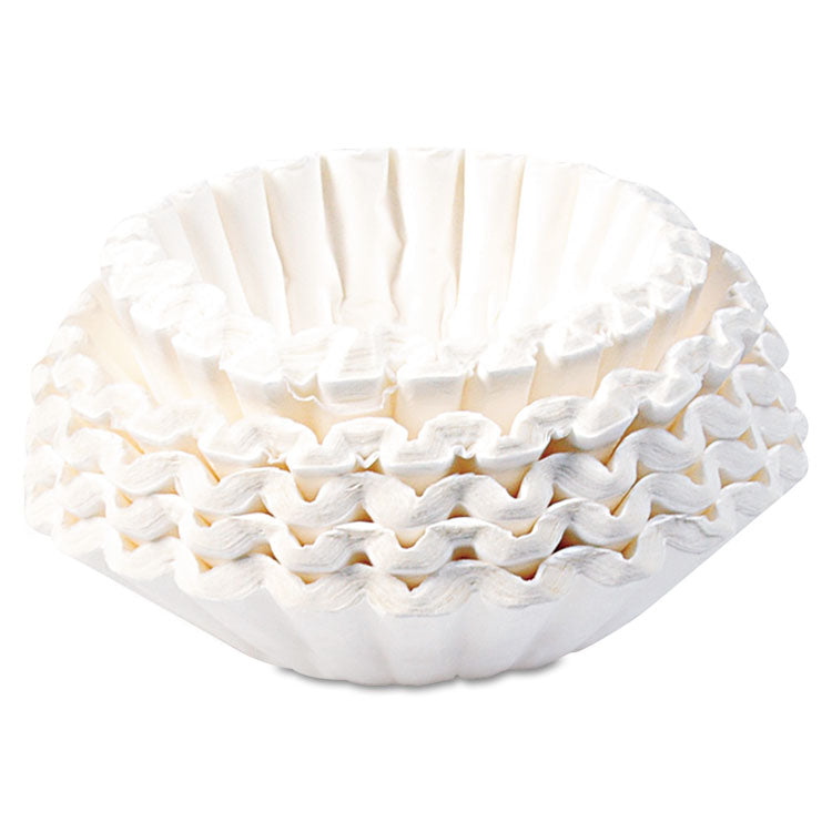 Commercial Coffee Filters, 12 Cup Size, Flat Bottom, 500/bag, 2 Bags/carton 1