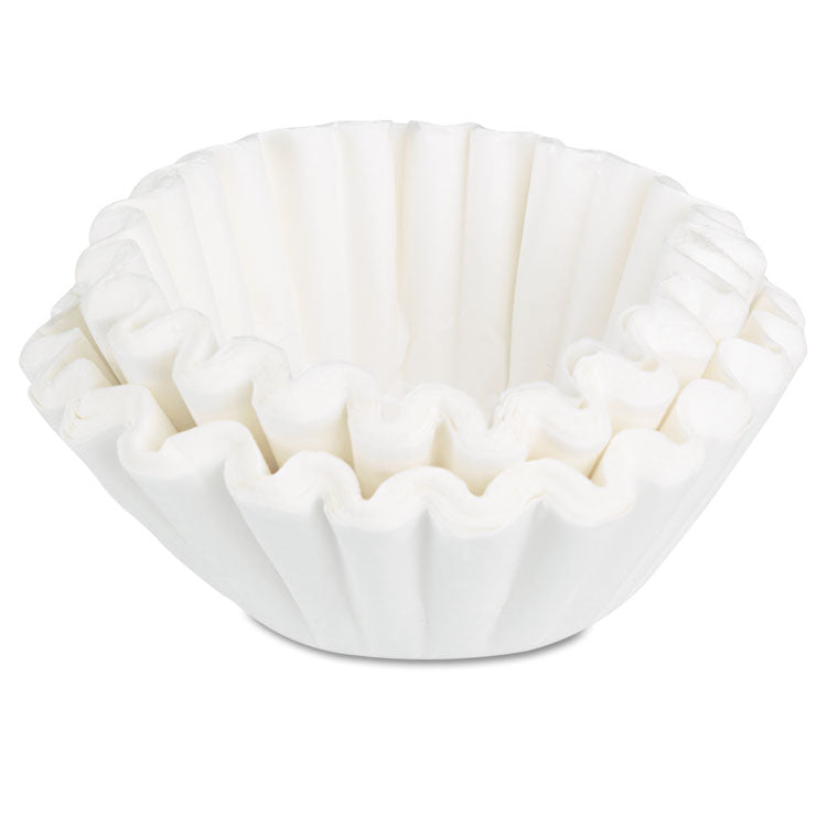 Coffee Filters, 8 To 12 Cup Size, Flat Bottom, 100/pack, 12 Packs/carton 2