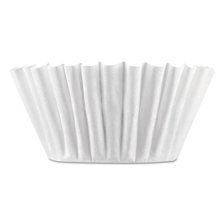 Coffee Filters, 8 To 12 Cup Size, Flat Bottom, 100/pack, 12 Packs/carton 1