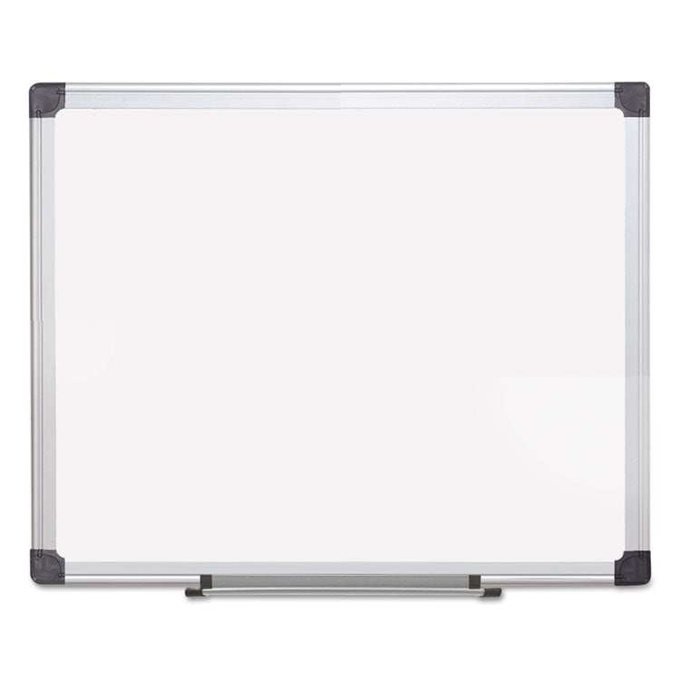 Porcelain Value Dry Erase Board, 24 x 36, White Surface, Silver Aluminum Frame 1