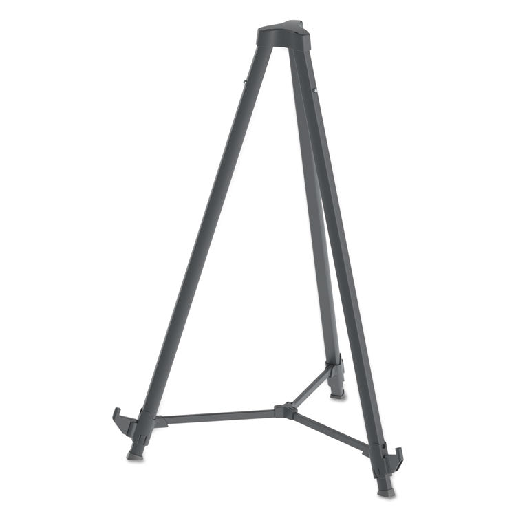 Quantum Heavy Duty Display Easel, 35.62" to 61.22" High, Plastic, Black 2