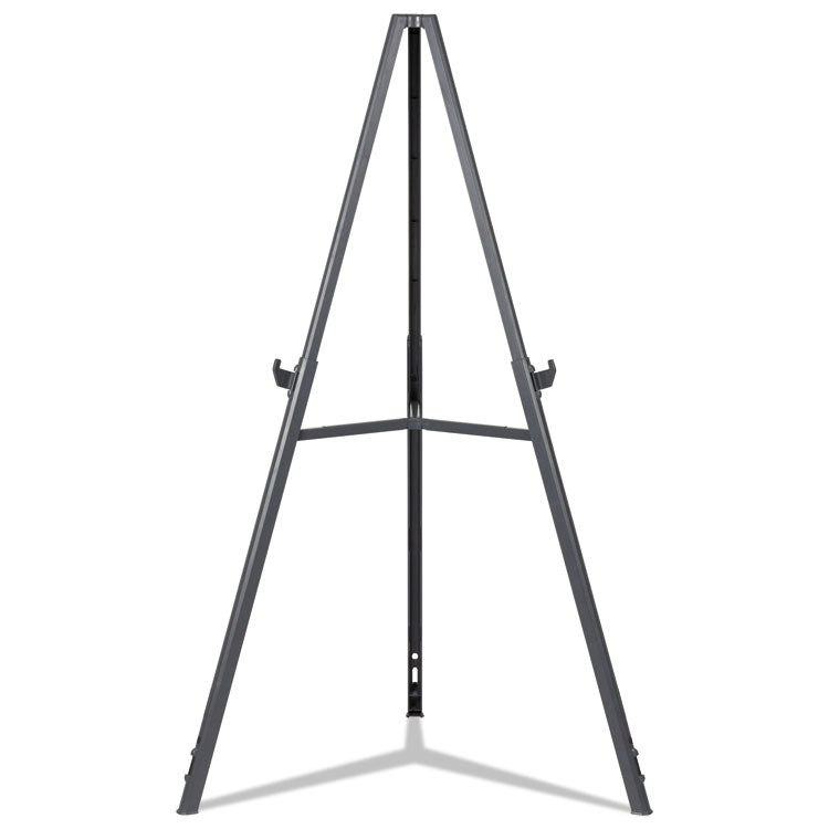 Quantum Heavy Duty Display Easel, 35.62" to 61.22" High, Plastic, Black 6