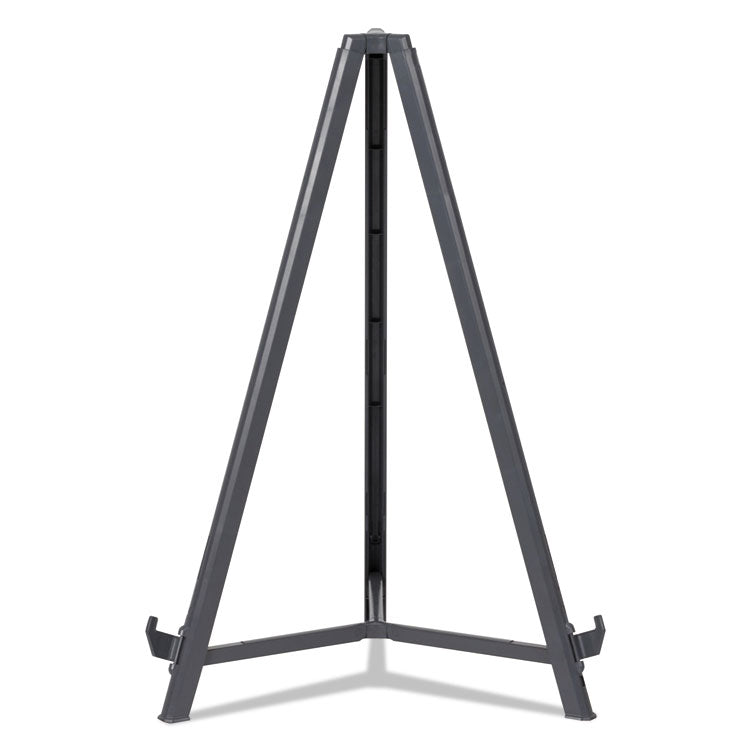 Quantum Heavy Duty Display Easel, 35.62" to 61.22" High, Plastic, Black 7