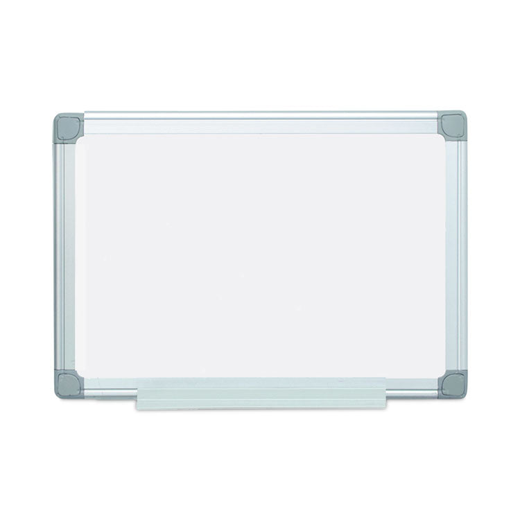 Earth Silver Easy-Clean Dry Erase Board, Reversible, 24 x 18, White Surface, Silver Aluminum Frame 1