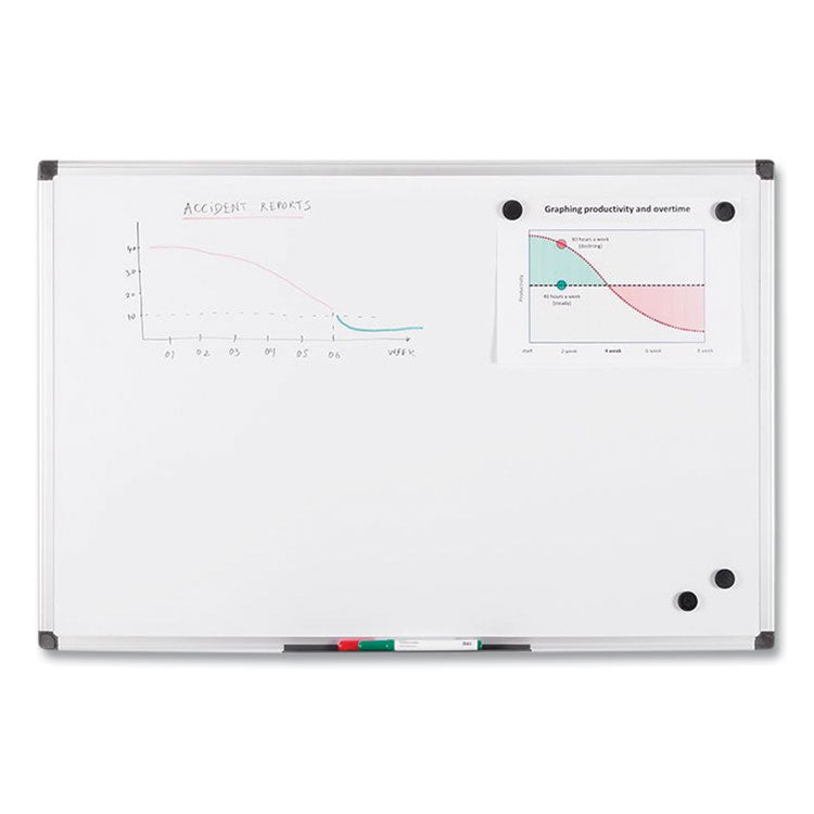 Value Lacquered Steel Magnetic Dry Erase Board, 96 x 48, White Surface, Silver Aluminum Frame 9