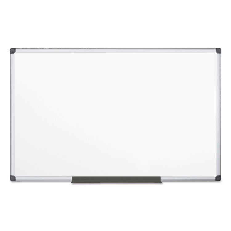 Value Melamine Dry Erase Board, 48 x 96, White Surface, Silver Aluminum Frame 1