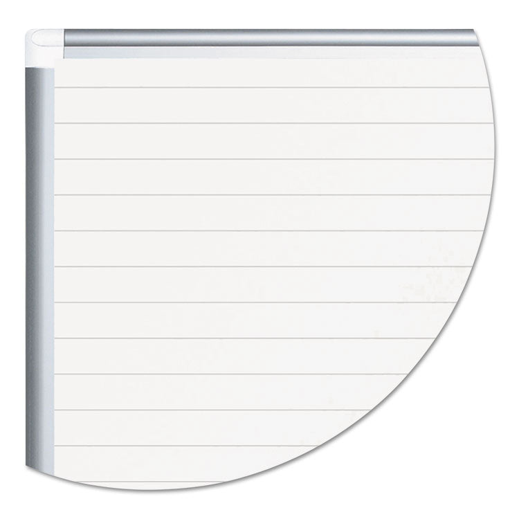 Ruled Magnetic Steel Dry Erase Planning Board, 72 x 48, White Surface, Silver Aluminum Frame 5