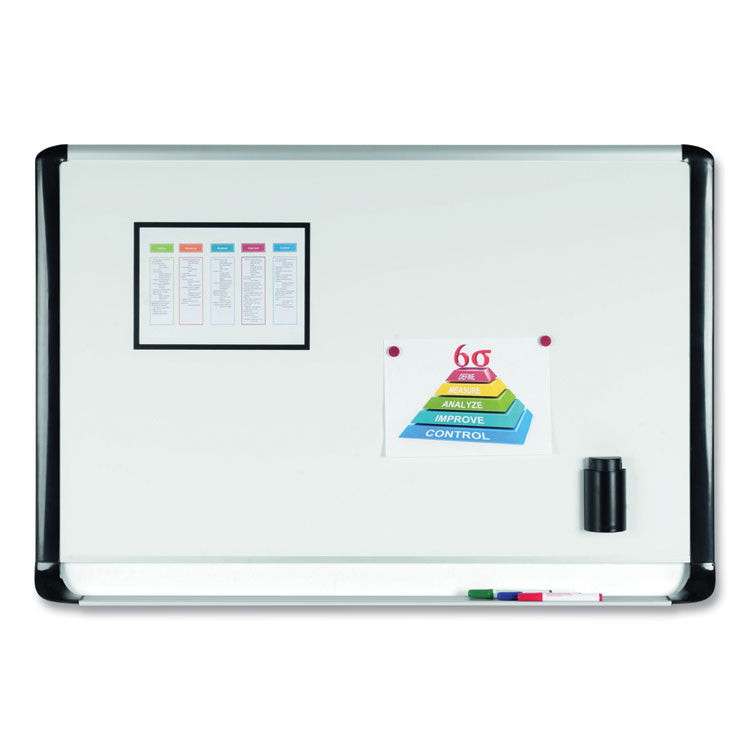 Gold Ultra Magnetic Dry Erase Boards, 48 x 36, White Surface, Black Aluminum Frame 8