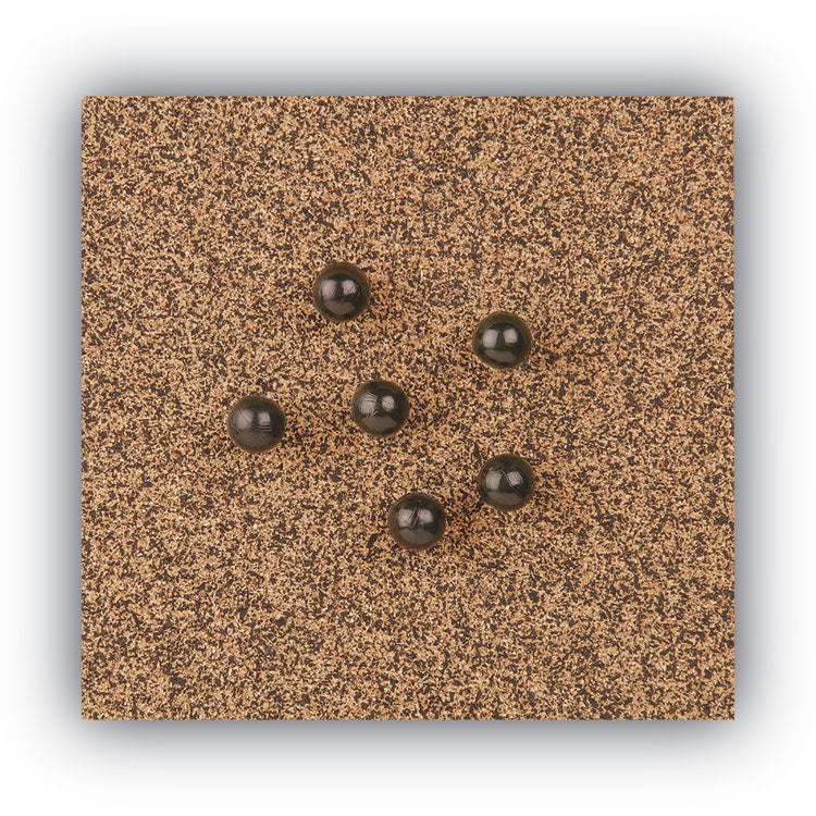 Tech Cork Board, 48 x 36, Tan Surface, Silver/Black Aluminum Frame 8