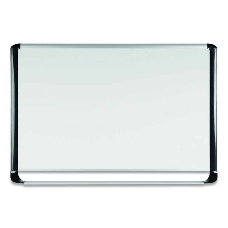 Pure Platinum Magnetic Dry Erase Board, 96 x 48, White Surface, Silver/Black Aluminum Frame 1