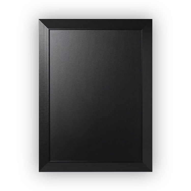 Kamashi Chalk Board, 36 x 24, Black Surface, Black Wood Frame 1