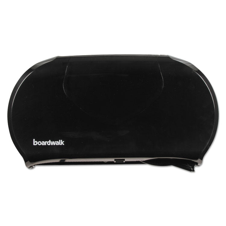 Jumbo Twin Toilet Tissue Dispenser, 20.25 x 6 x 12.25, Black 1