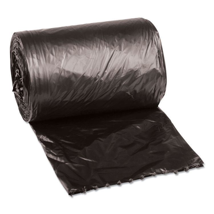 Low-Density Waste Can Liners, 4 gal, 0.35 mil, 17" x 17", Black, 50 Bags/Roll, 20 Rolls/Carton 1