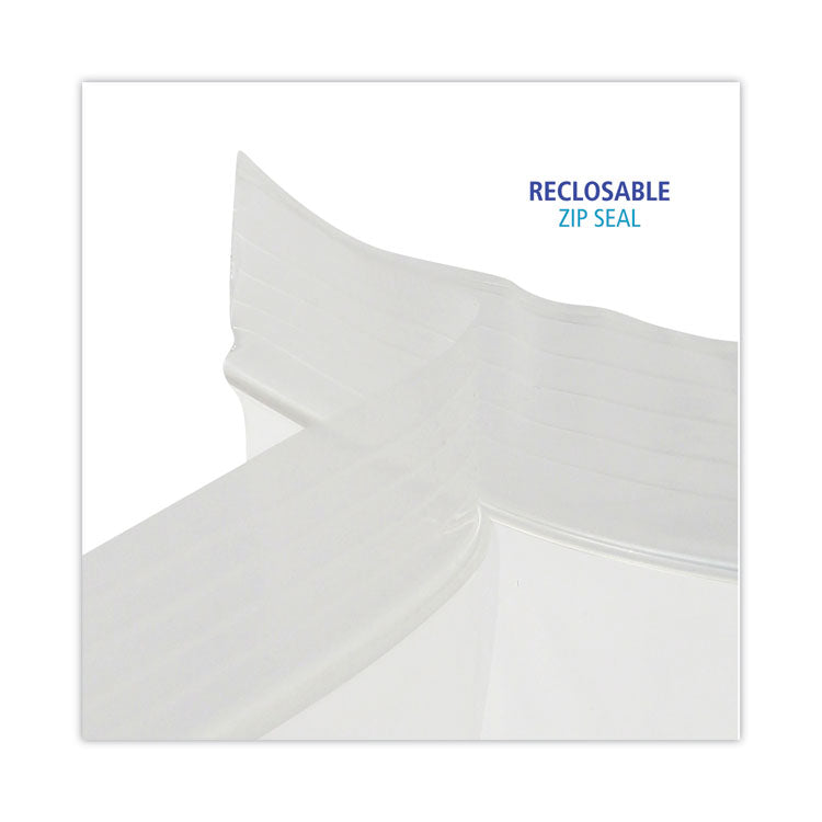 Reclosable Food Storage Bags, 1 Gal, 1.75 Mil, 10.5" X 11", Clear, 250/box 6