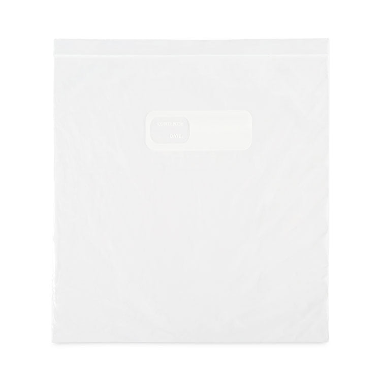 Reclosable Food Storage Bags, 1 Gal, 1.75 Mil, 10.5" X 11", Clear, 250/box 4