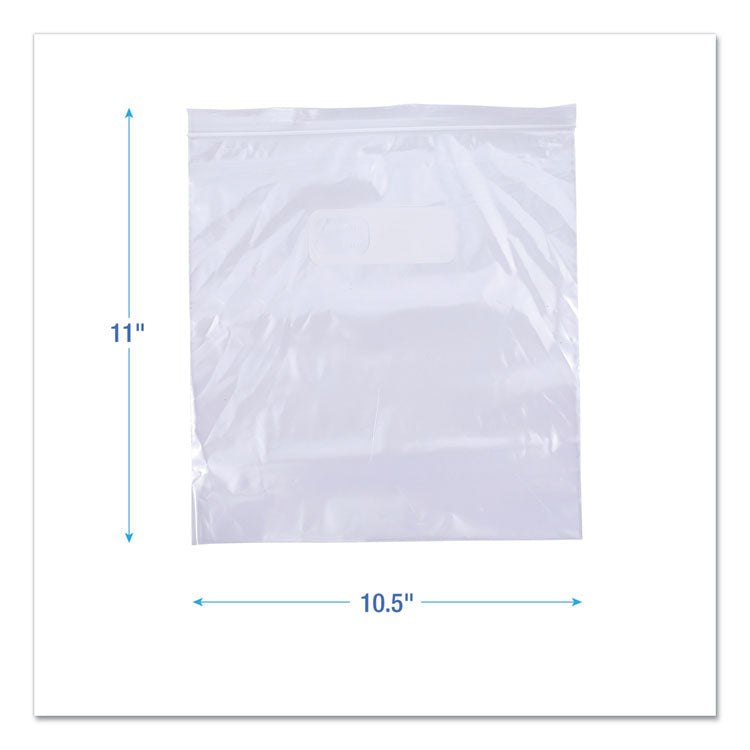 Reclosable Food Storage Bags, 1 Gal, 2.7 Mil, 10.5" X 11", Clear, 250/box 2