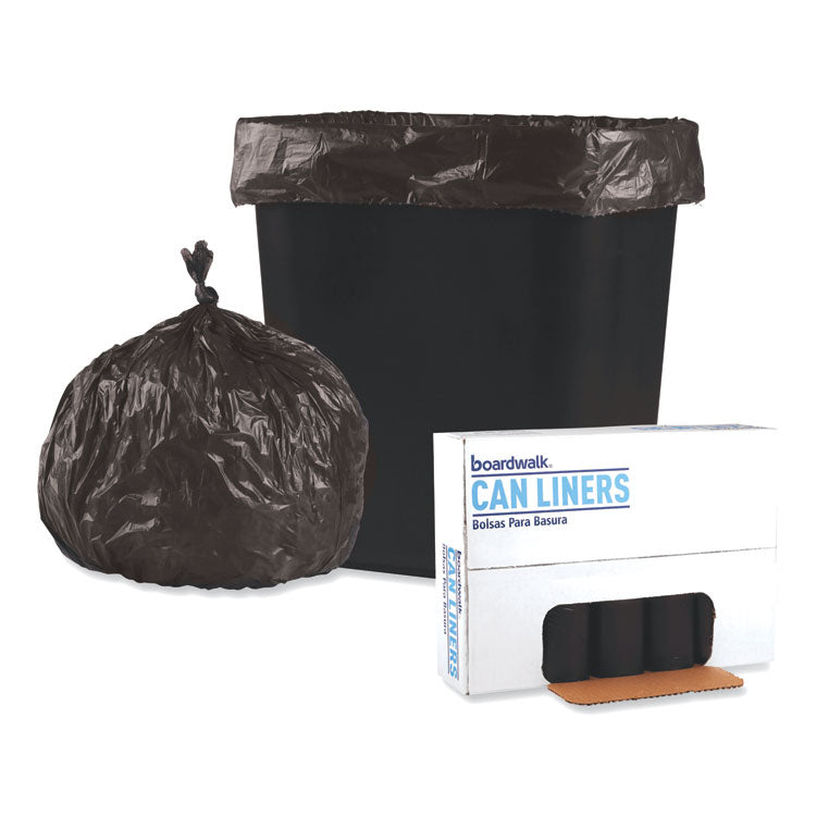 Low-Density Waste Can Liners, 16 gal, 0.35 mil, 24" x 32", Black, 50 Bags/Roll, 10 Rolls/Carton 4