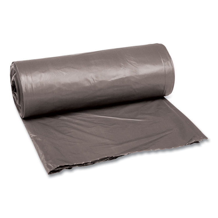 Low-Density Waste Can Liners, 30 gal, 0.95 mil, 30" x 36", Gray, 25 Bags/Roll, 4 Rolls/Carton 1