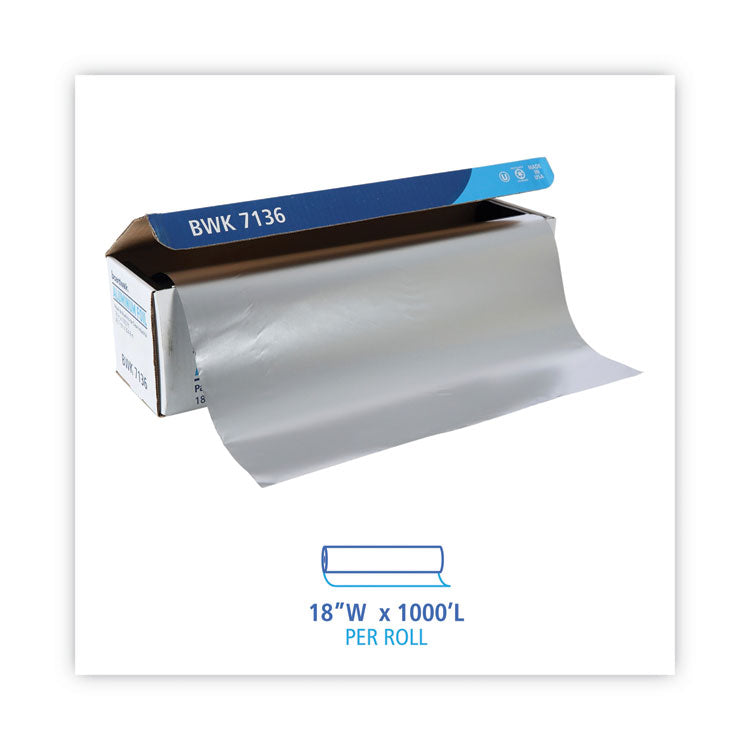 Heavy-Duty Aluminum Foil Roll, 18" X 1,000 Ft 3