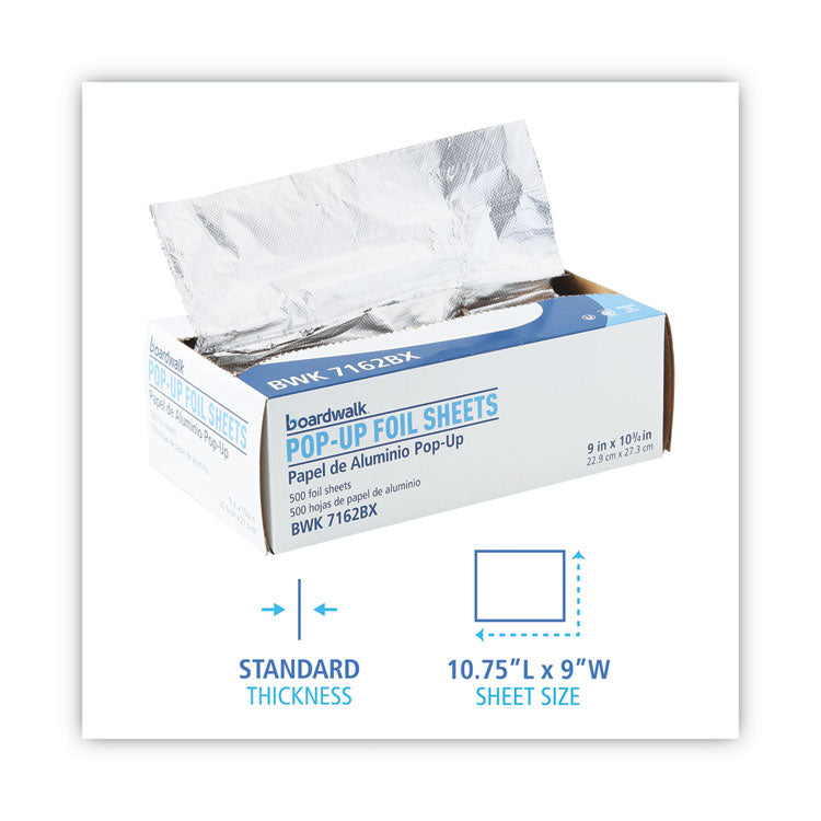 Standard Aluminum Foil Pop-Up Sheets, 9 X 10.75, 500/box, 6 Boxes/carton 5