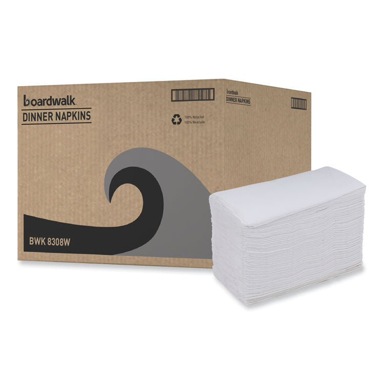 Dinner Napkin, 2-Ply, 17 x 15, White, 100/Pack, 30 Packs/Carton 9