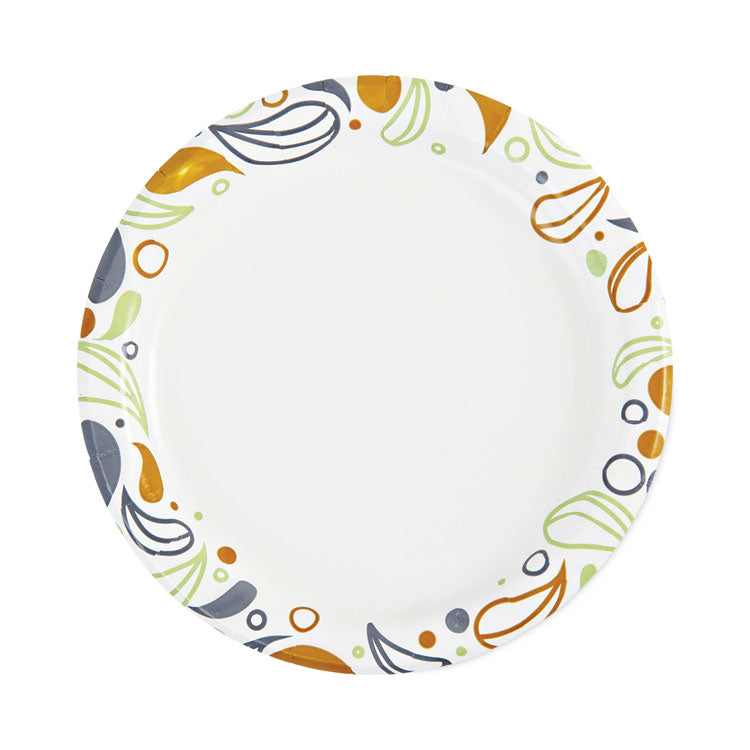 Deerfield Printed Paper Plates, 6" Dia, Coated/soak Proof, Multicolor, 250/pack, 4 Packs/carton 2