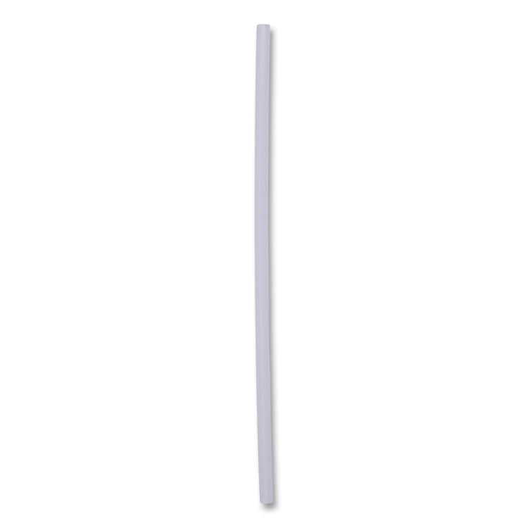 Jumbo Straws, 7.75", Plastic, Translucent, Unwrapped, 250/pack, 50 Packs/carton 6