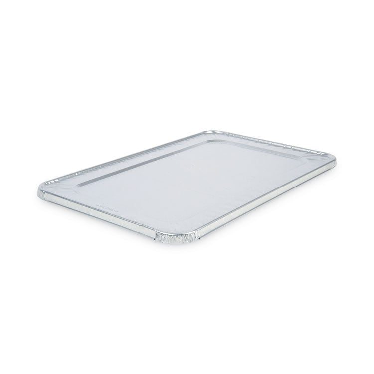 Aluminum Steam Table Pan Lids, Fits Full-Size Pan, Deep,12.88 x 20.81 x 0.63, 50/Carton 1