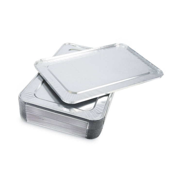 Aluminum Steam Table Pan Lids, Fits Full-Size Pan, Deep,12.88 x 20.81 x 0.63, 50/Carton 2