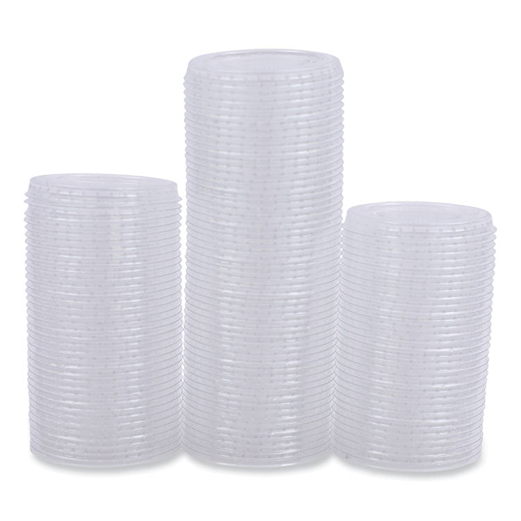 Souffle/Portion Cup Lids, Fits 1.5 oz and 2 oz Portion Cups, Clear, 2,500/Carton 9