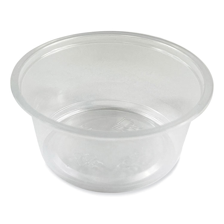 Souffle/Portion Cups, 3.25 oz, Polypropylene, Translucent, 2,500/Carton 1