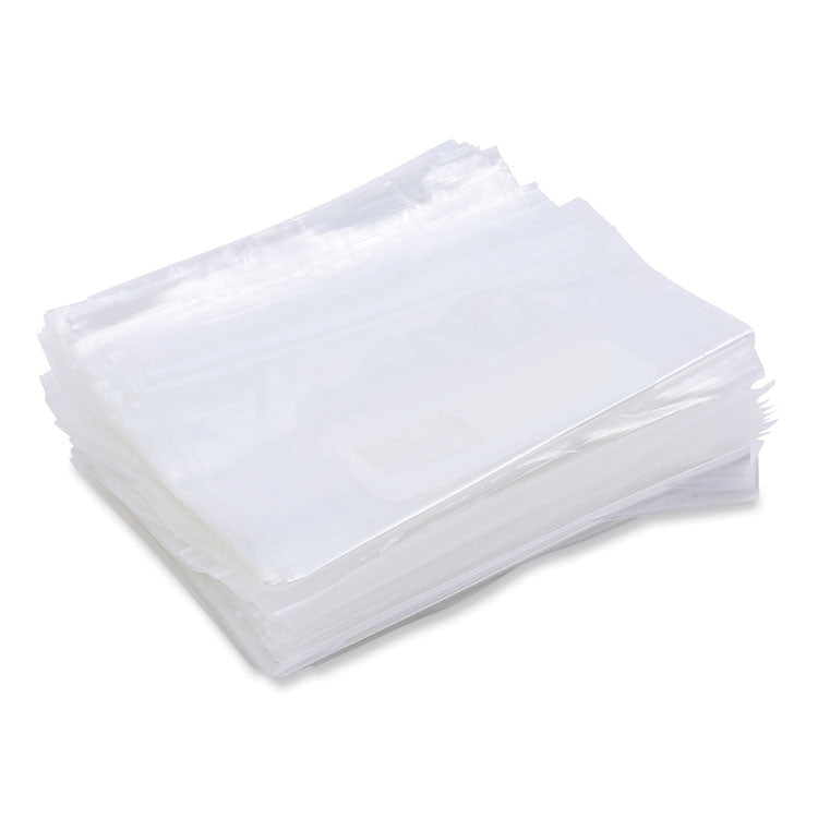 Reclosable Food Storage Bags, 1 Qt, 1.75 Mil, 7" X 8", Clear, 500/box 1